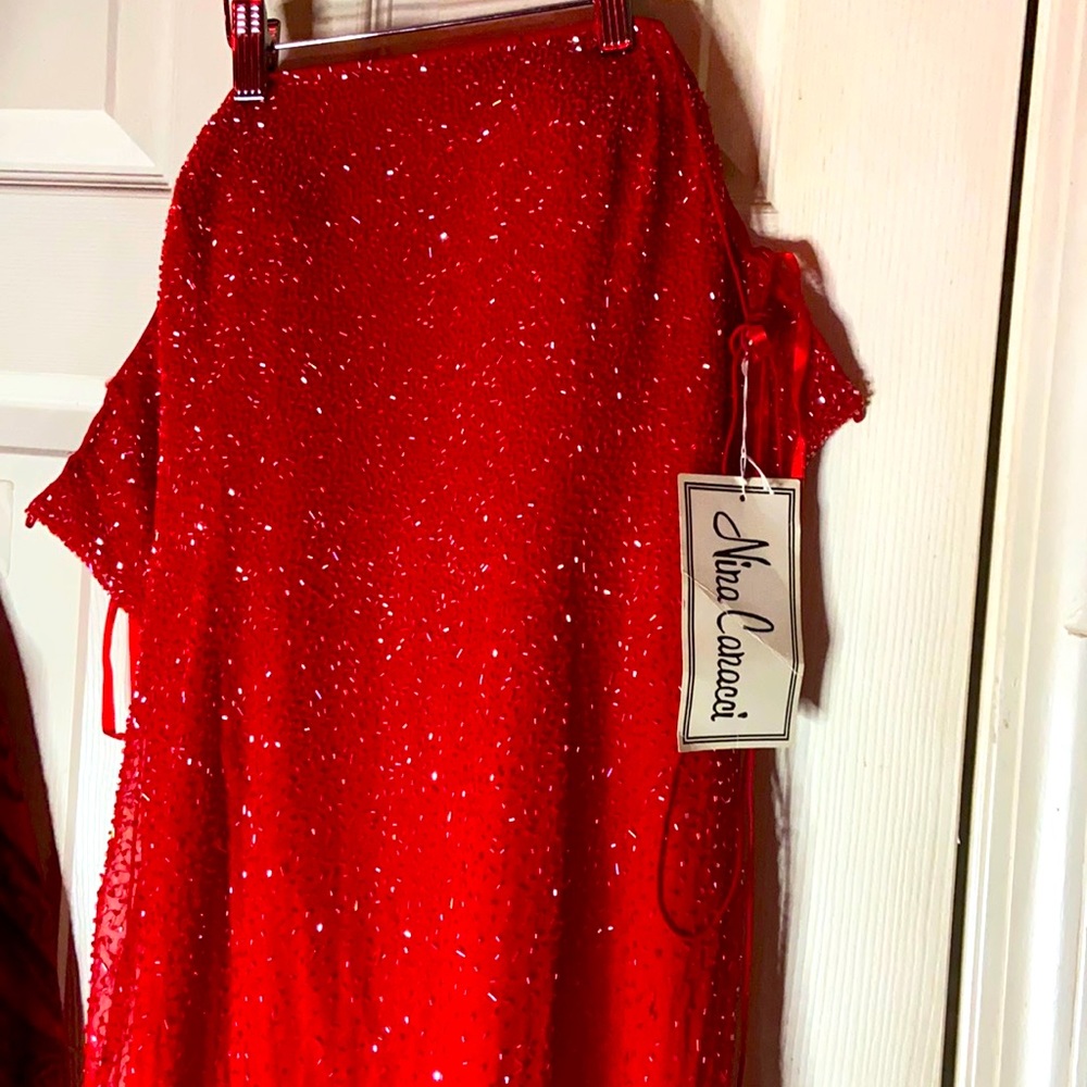 Red Nina Canacci Gown size16